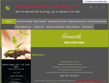 Tablet Screenshot of movingmountainsconsultingllc.com